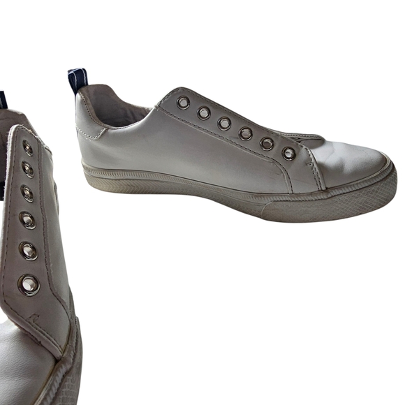 Tommy Hilfiger White Sneakers Low-Top Casual - Picture 5 of 11